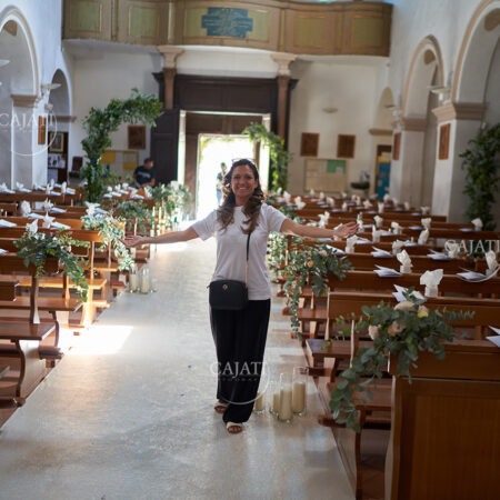 Allestimento della chiesa in preparazione- Wedding Planner Sara Fiorito