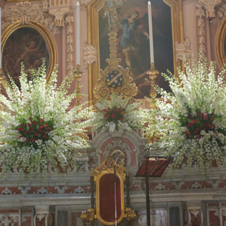 Flower design in chiesa - Wedding planner Sara Fiorito